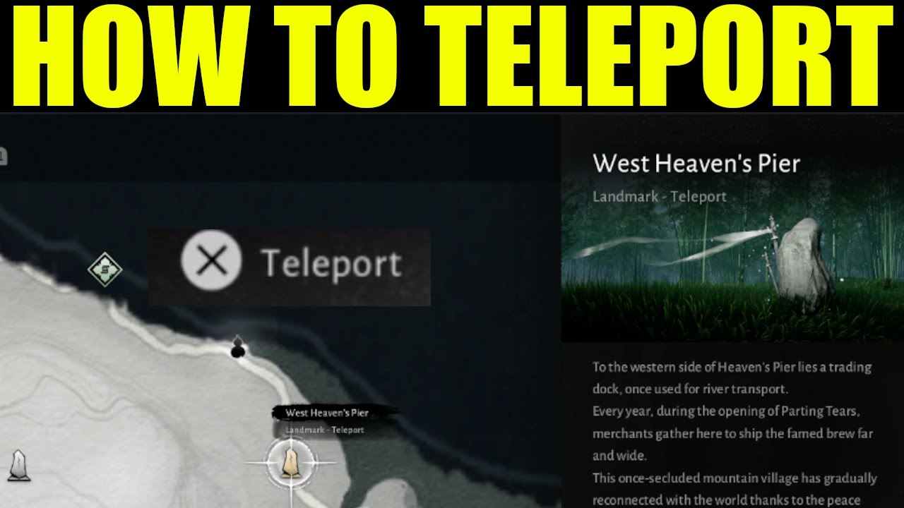 how to fast travel in where winds meet (teleport)