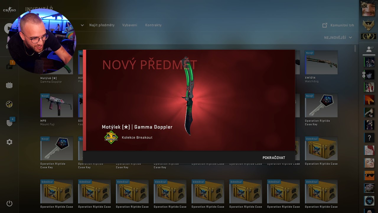 Artix: opened butterfly knife gamma dopler
