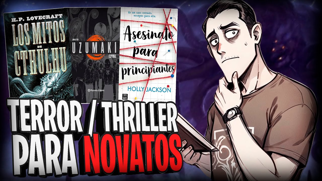 🔪📕 10 LIBROS de TERROR / THRILLER para PRINCIPIANTES