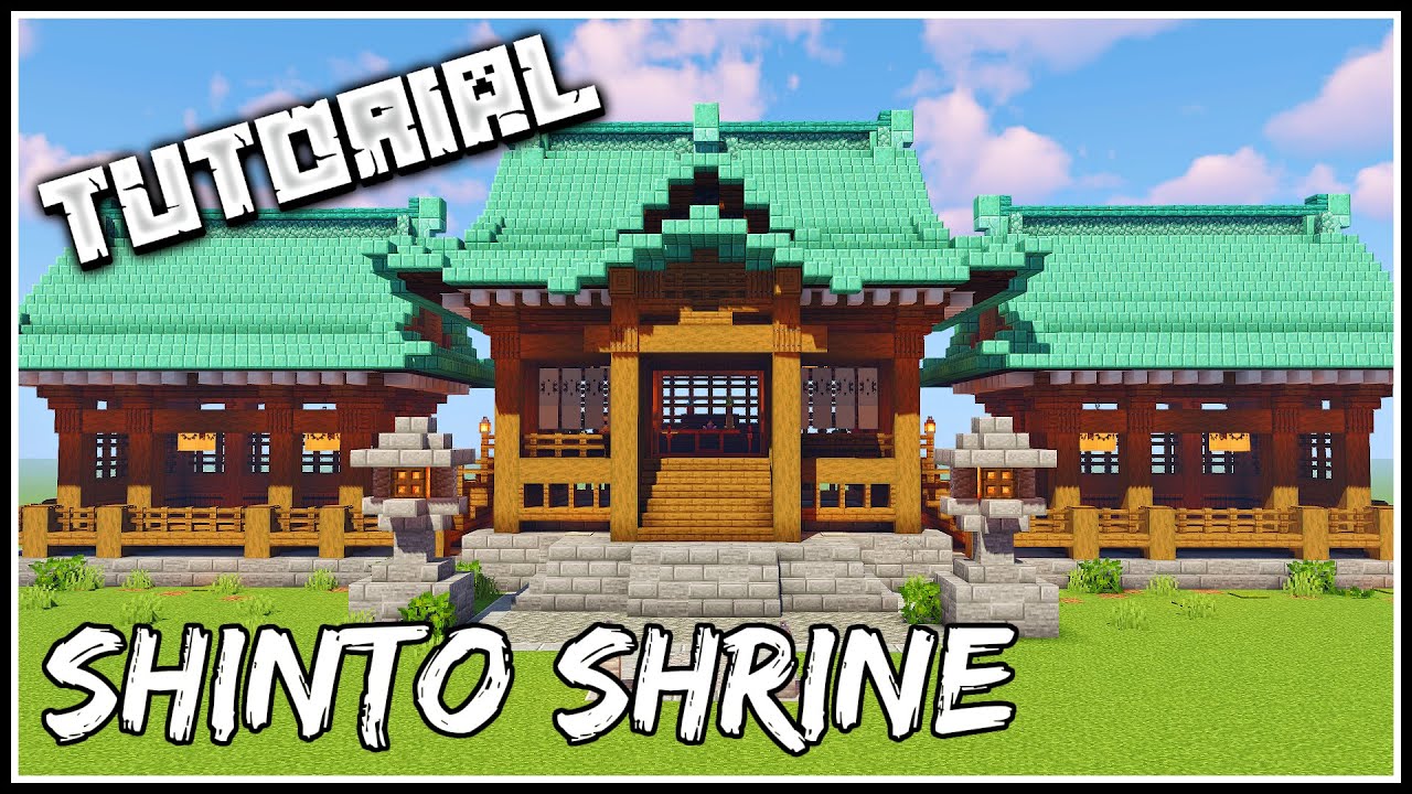 How To Build A Japanese Shinto Shrine | Minecraft Tutorial
