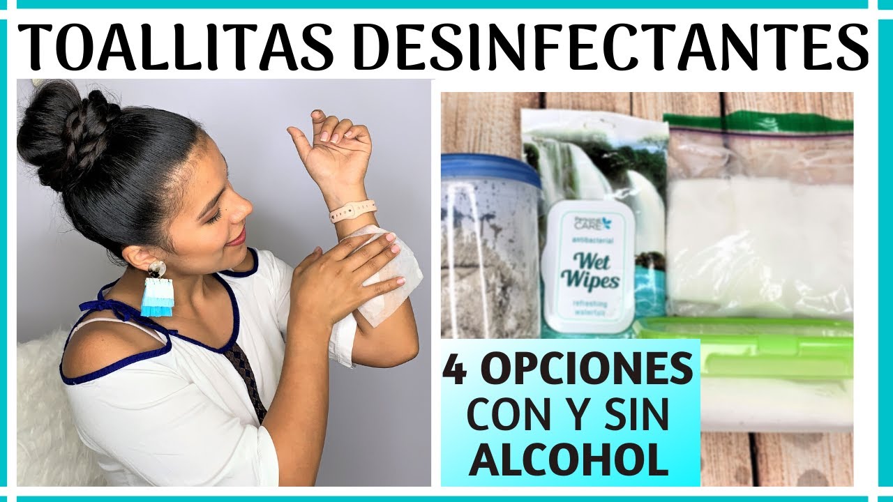 Toallitas Desinfectantes - Con Productos Que Tienes En Casa