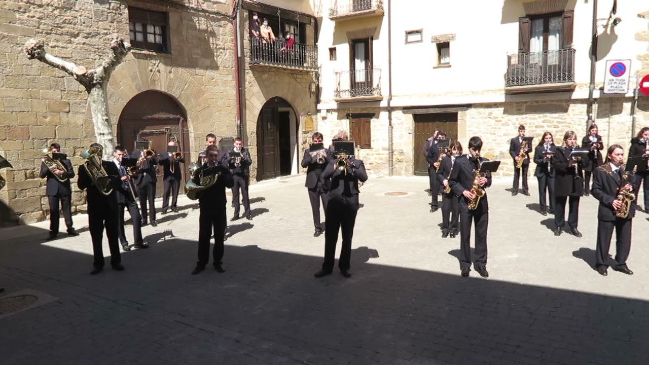 Club de Amigos de Radio Andorra. M. Alonso Pérez. Banda Municipal de Sangüesa. 4 de abril de 2021