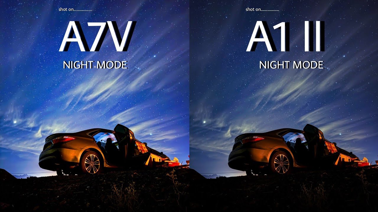 Sony A7V против Sony Alpha 1 II | Ночной режим | Тест камер