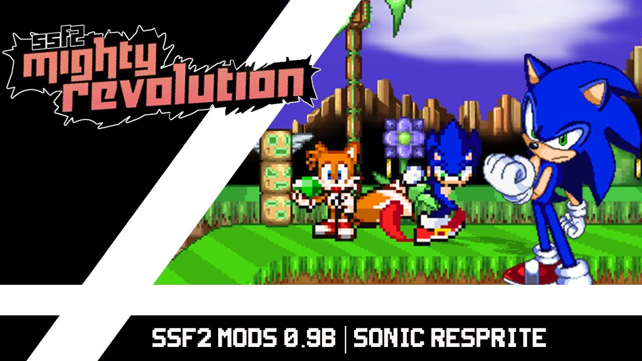 | SSF2 Mods 0.9b: Sonic  Resprite | Mighty Revolution Team | Matix 64