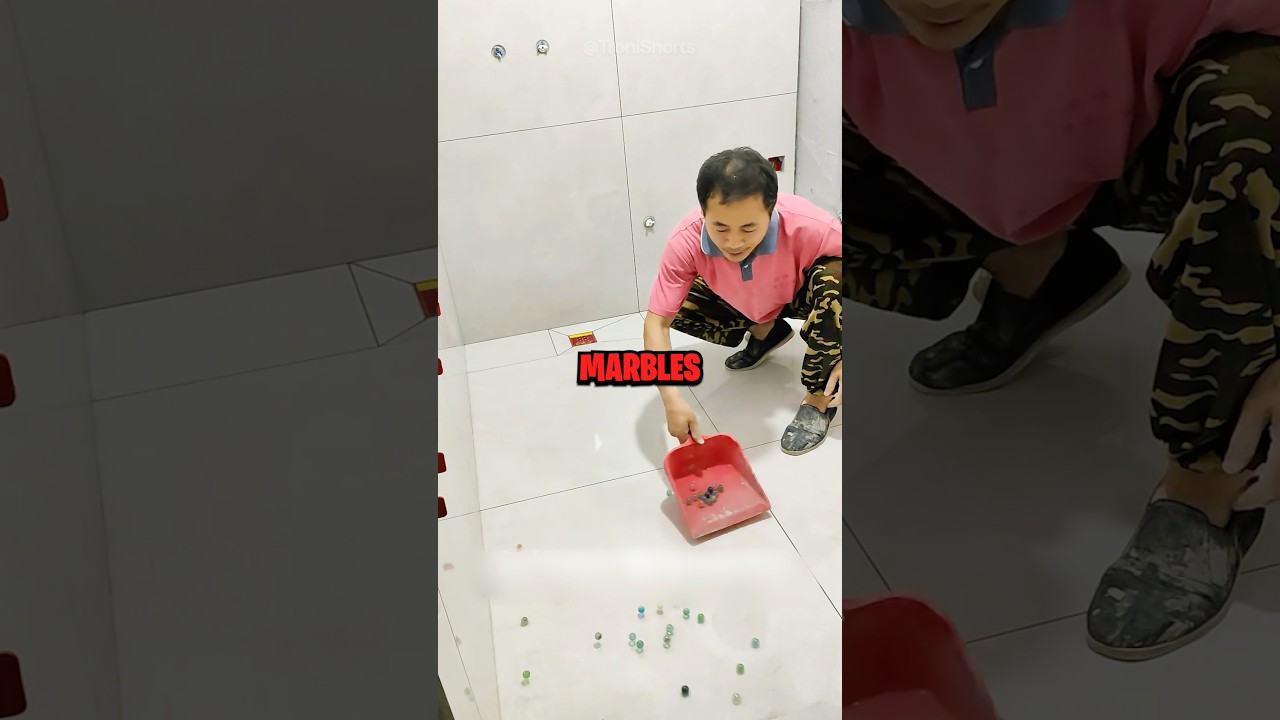 Japanese Workers Have To Slope Test Bathrooms With Marbles 😱