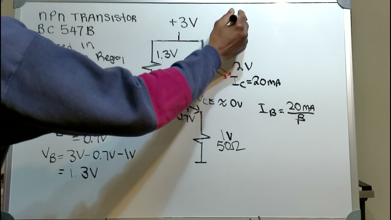 NPN Transistor BC547 Saturation Bias!