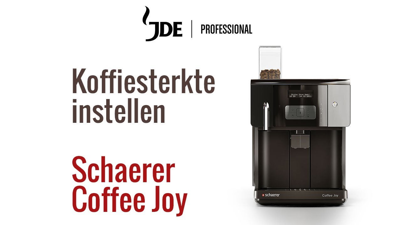 Koffiesterkte Schaerer Coffee Joy - Jacobs Douwe Egberts Professional