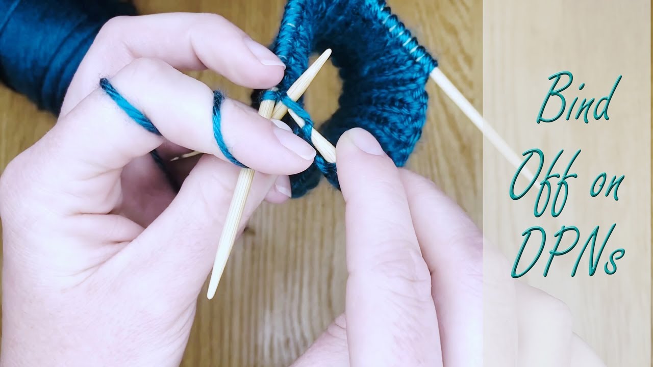 How to Bind Off Knitting on Double Point Needles - Taking Stitches Off DPNs