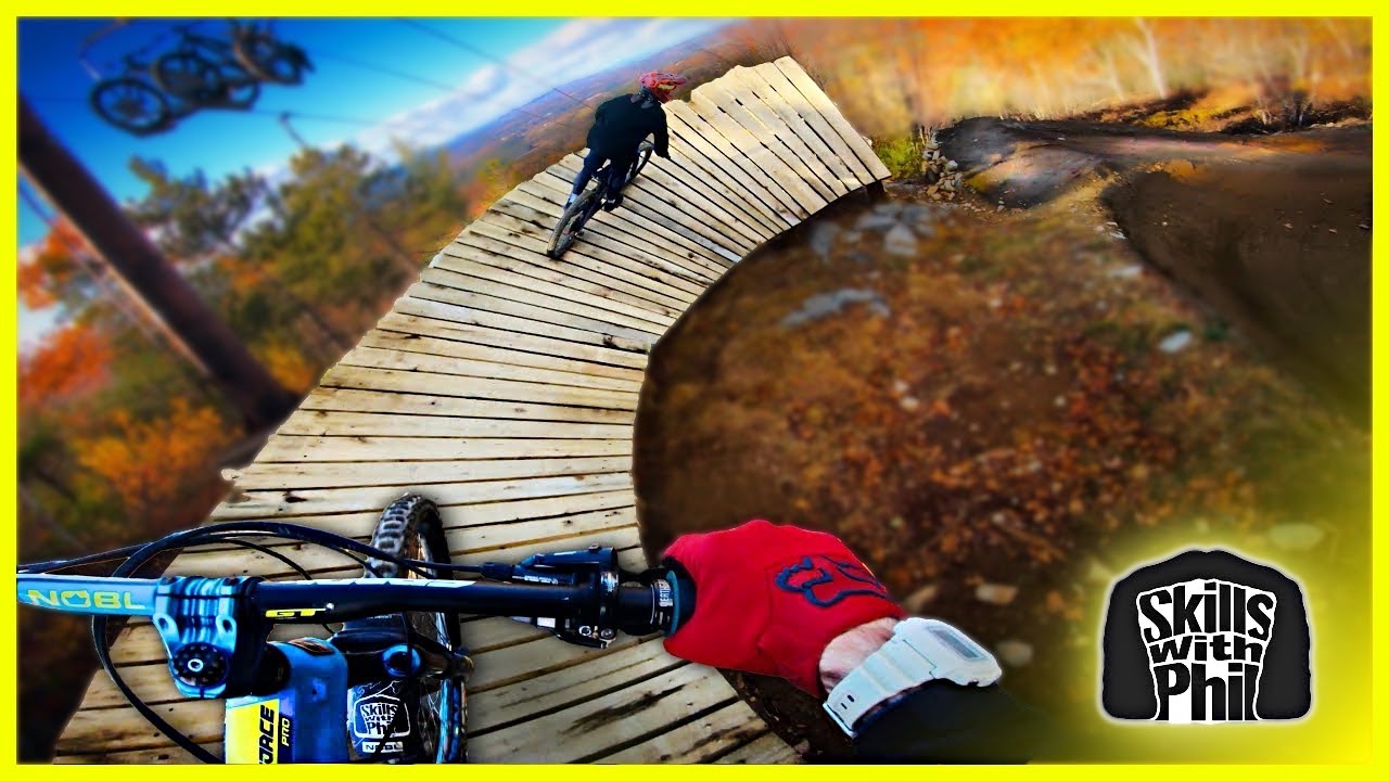 Riding The Hardest Jump Trails at Highland Mountain Bike Park
