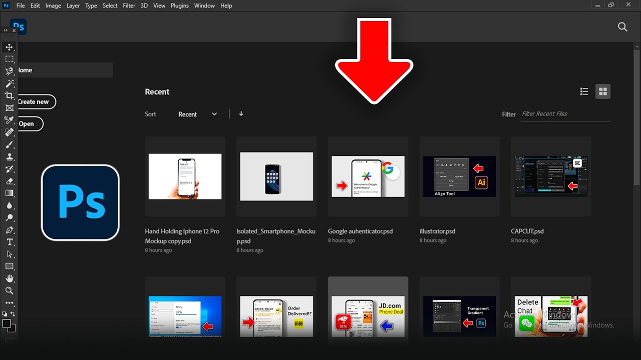 Отключение отображения последних файлов в Photoshop | Быстрые и простые советы
