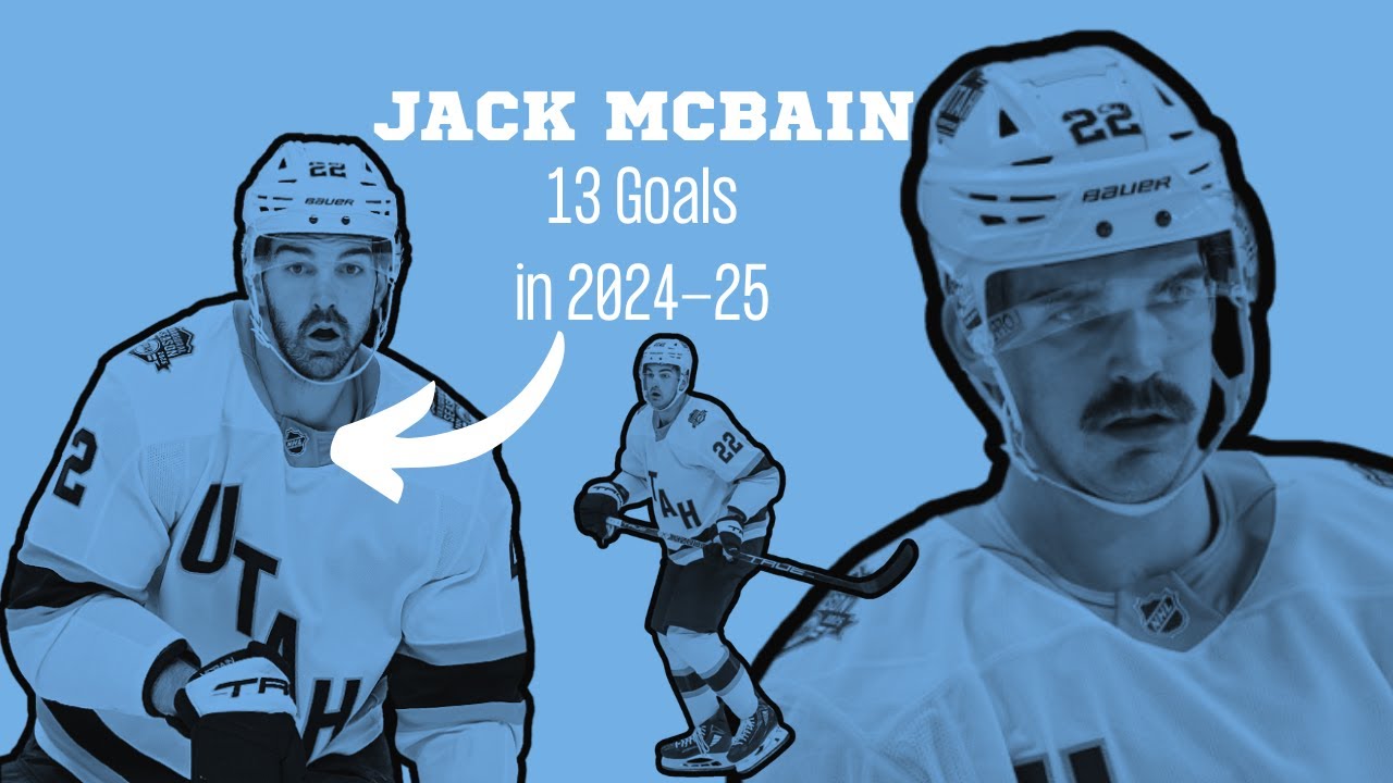 All 13 of Jack McBain's Goals in 2024-25 | Utah Hockey Club Highlights
