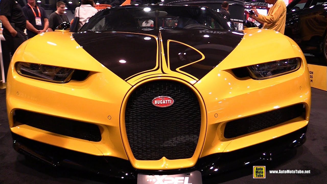 2017 Bugatti Chiron Hellbee - Walkaround - Xpel Stand at 2017 SEMA Las Vegas