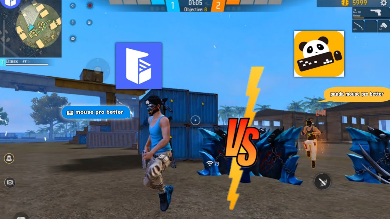 GG mouse pro vs Panda mouse pro freestyle God movment 🔥