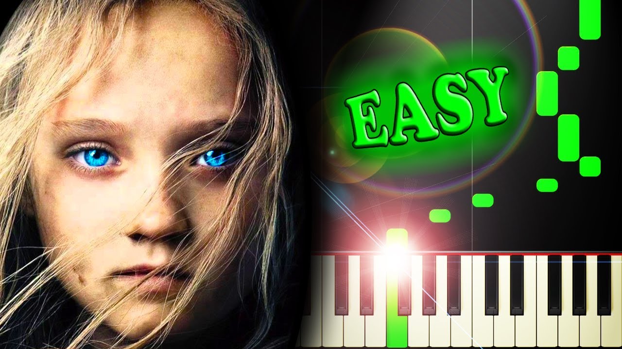 I DREAMED A DREAM from LES MISERABLES - Easy Piano Tutorial
