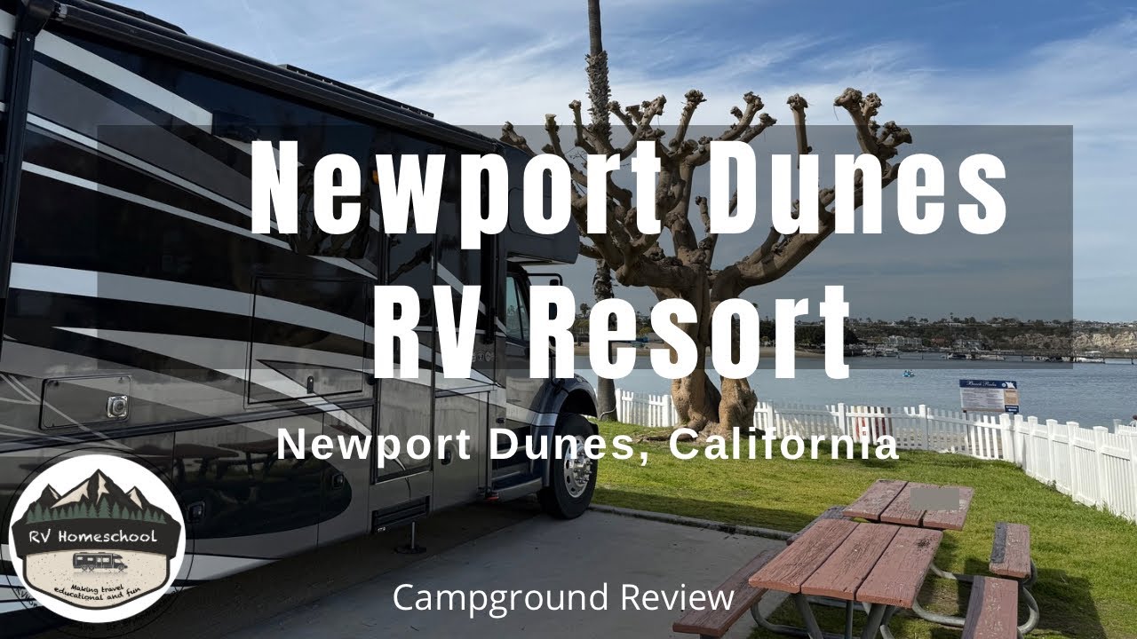 Обзор курорта для автодомов Newport Dunes Marina