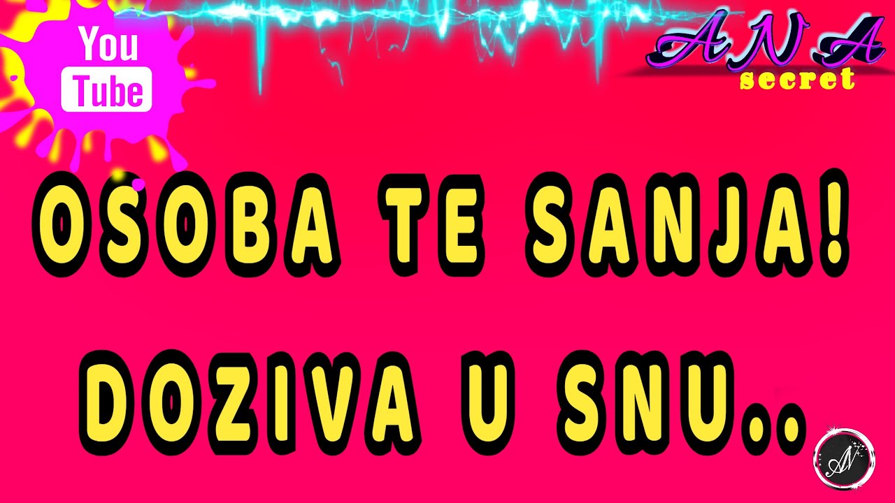 OVA OSOBA TE SANJA! DOZIVA U SNU..