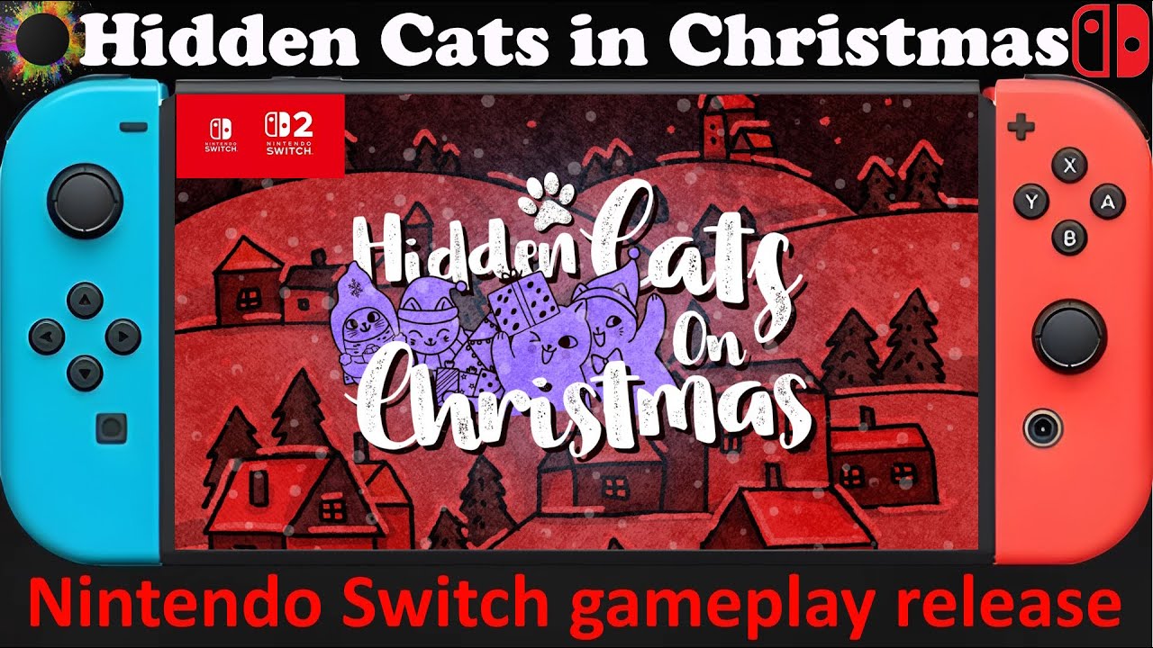 Hidden Cats in Christmas - Nintendo Switch / Switch 2 Compatible gameplay release