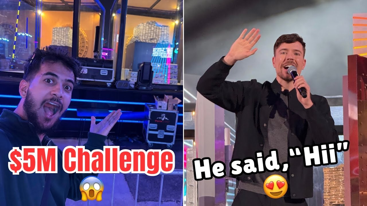 I finally met @MrBeast 😍 5M$ Challenge💰 
