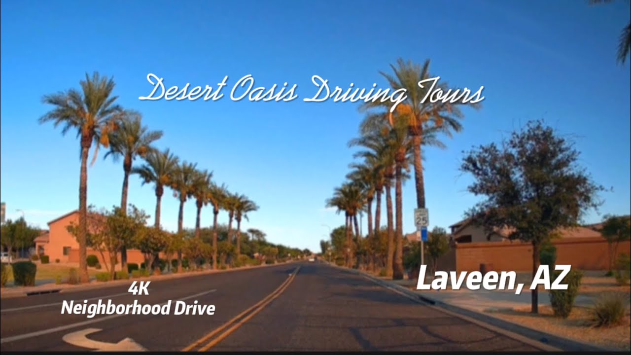 4K Roadscapes |Neighborhood drive | Laveen, AZ