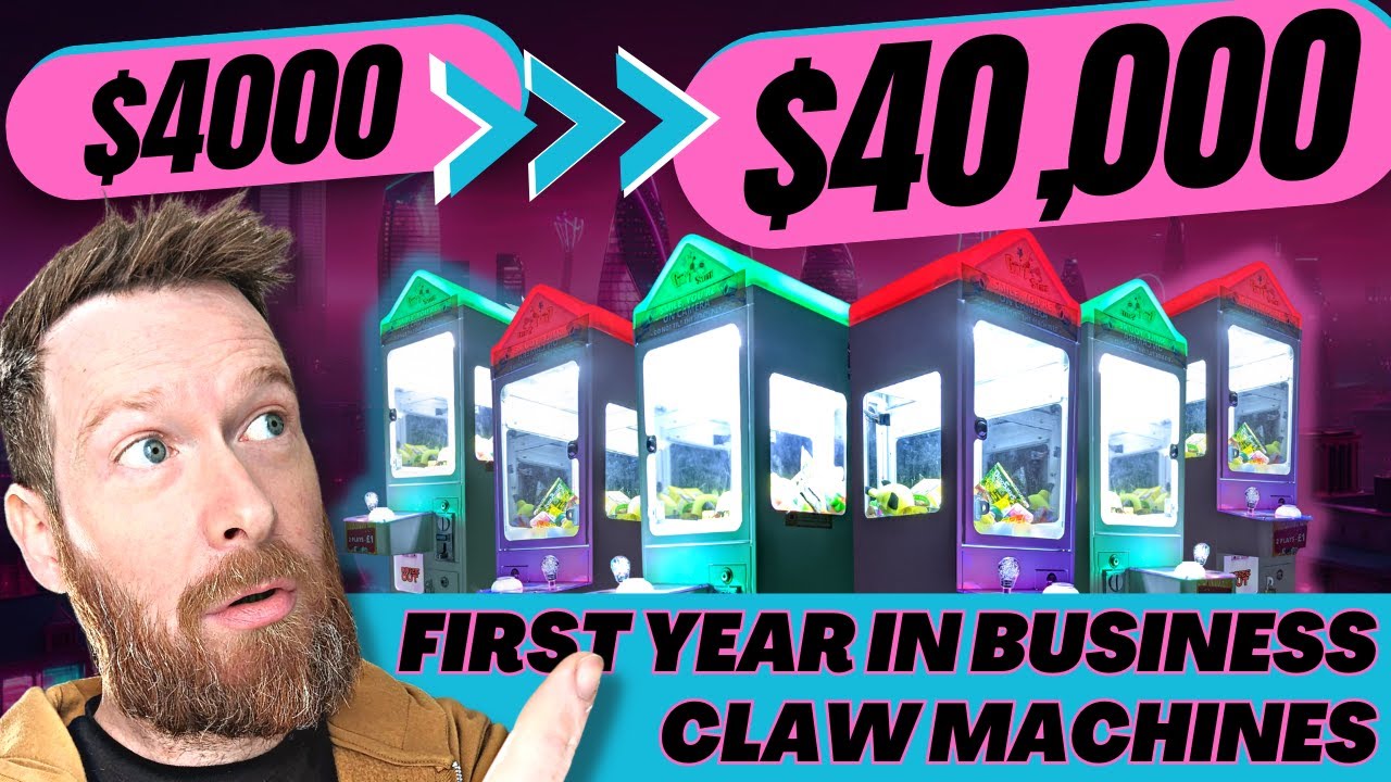 6hrs a WEEK - First year of my MINI CLAW MACHINE business!