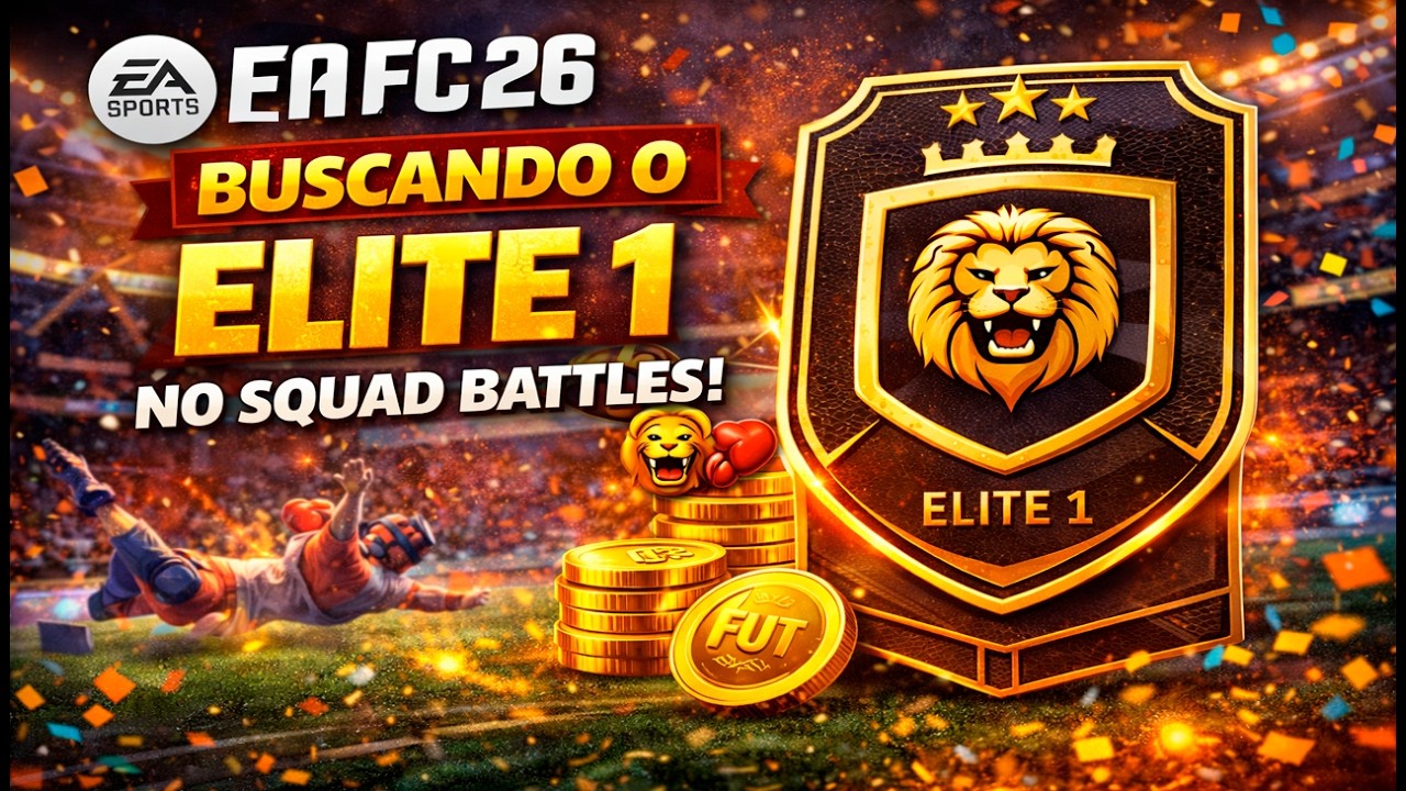 🔴EA FC 26: BUSCANDO O ELITE 1 NO SQUAD BATTLES! 🦁🏆