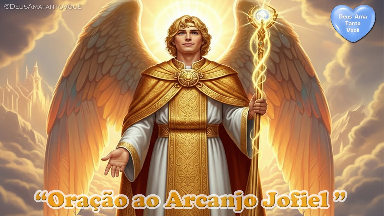 Oração ao Arcanjo Jofiel 🙏💙 Arcanjo 8º