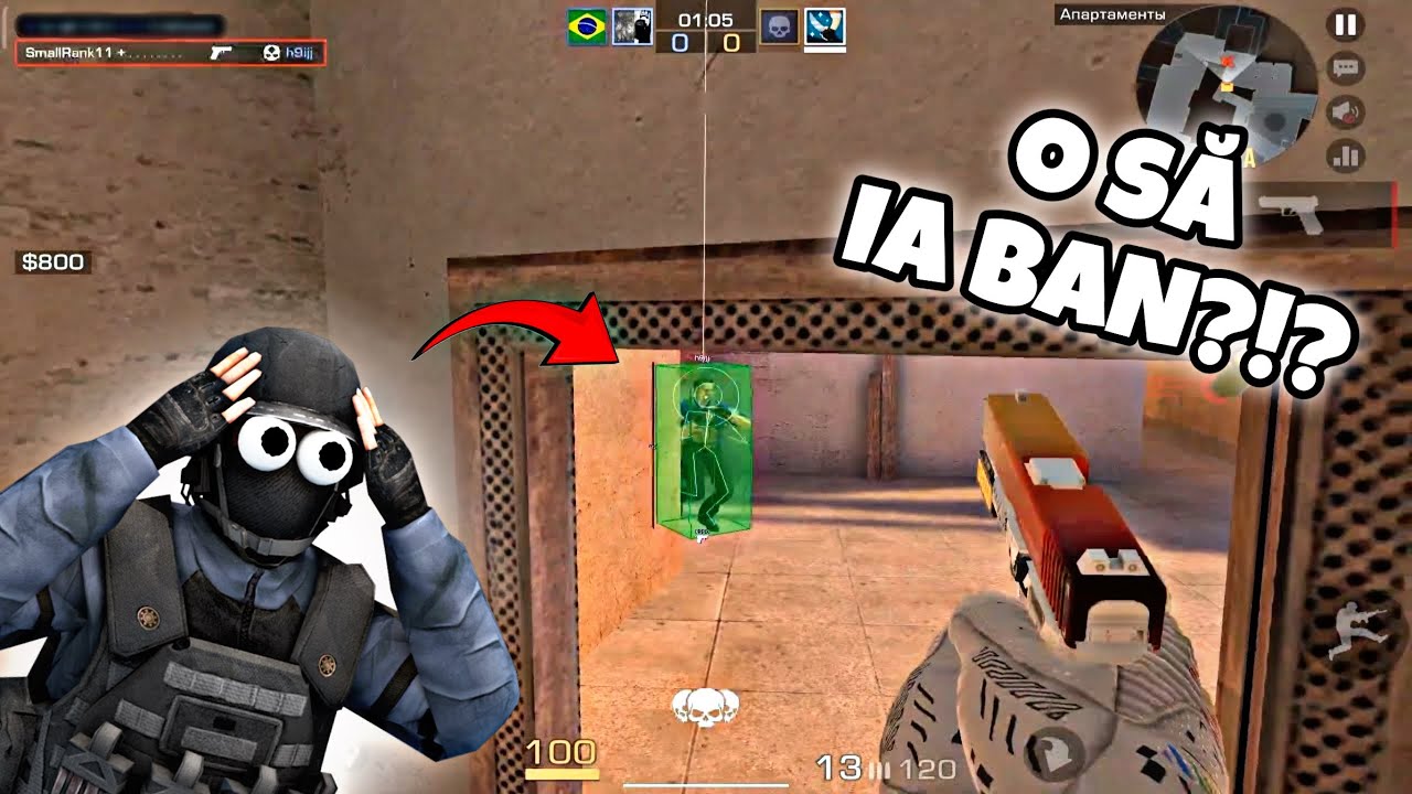 Am [BATUT] un [HACKER] pe [LIVE] la [1 vs 1] pe STANDOFF 2
