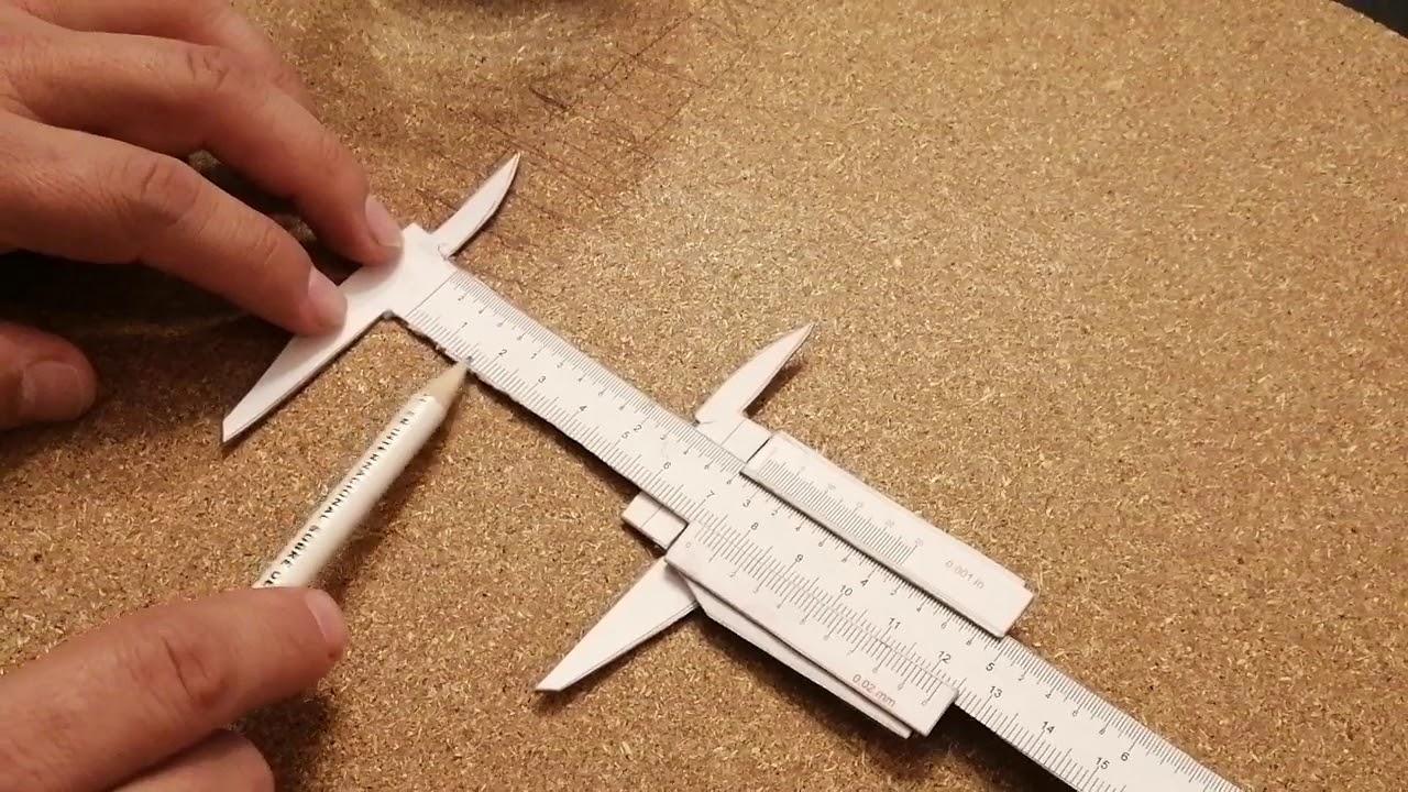 Vernier / Pie de Rey casero didáctico