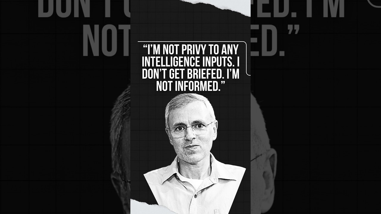 Omar Abdullah on the number of detainees who have been moved across different jails in India.