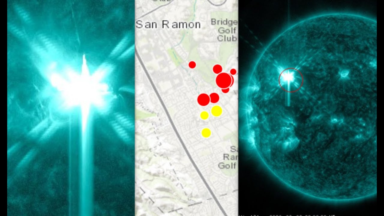 Big X-Flares & 17 M-Flares Unleashed from Sun Within 24 Hours; Hayward Fault Hit by Earthquake Swarm