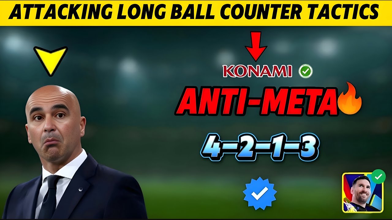 Непревзойденная тактика длинных контратак 4-2-1-3 в мобильной версии eFootball 2025 — АТАКУЙТЕ ка...