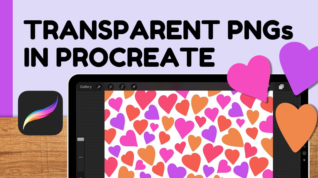How To Create Transparent PNGs in Procreate || kayohdesign