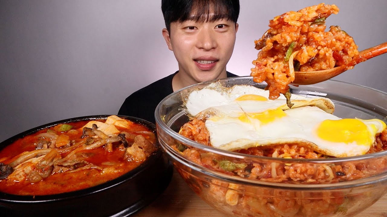 비빔밥 우삼겹 청국장찌개..🍲후라이랑 야무지게 먹기 먹방 ASMR MUKBANG Bibimbap Rich Soybean Paste Stew