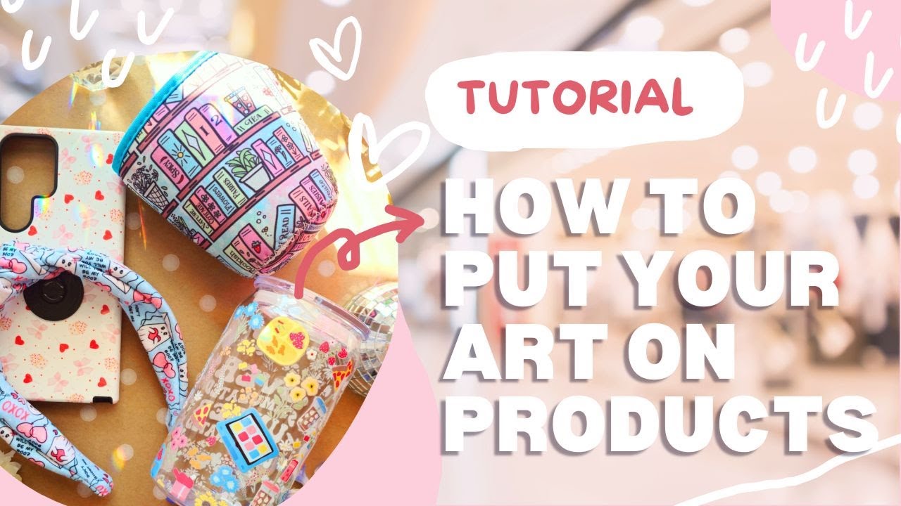 How To Get Your Artwork Onto Products! Handmade | Outsourcing | Print on Demand