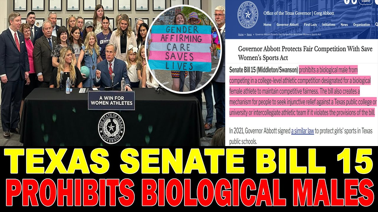 The Real Impact of Texas Gov. Greg Abbott's 'Save Women's Sports Act'