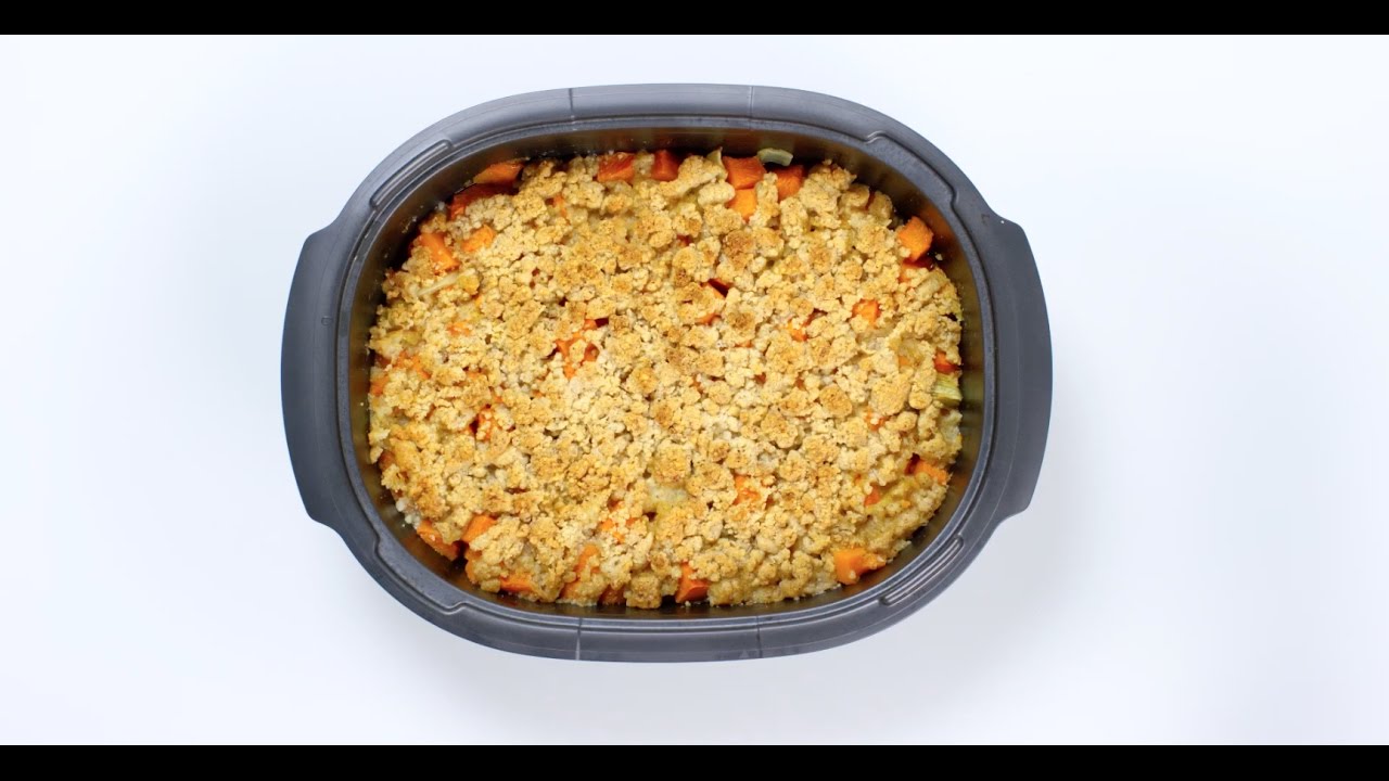 Tupperware - Recette crumble de potiron aux noisettes