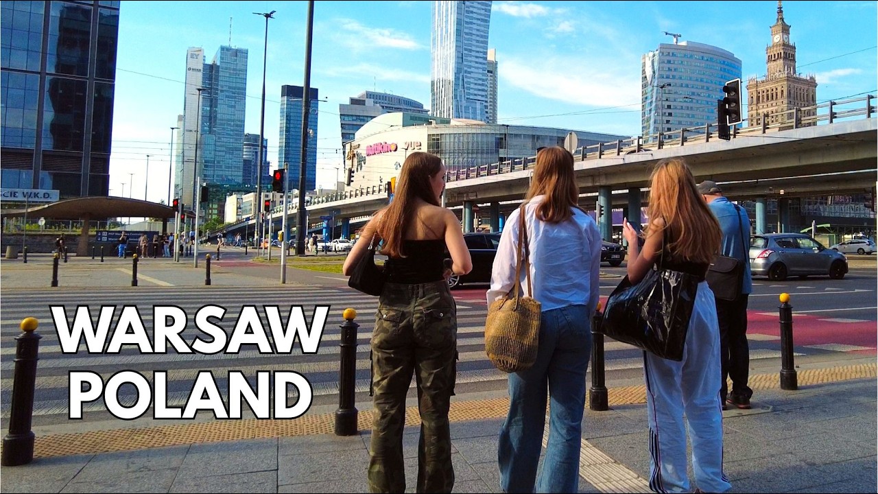 Walking in Warsaw, Poland - Aleje Jerozolimskie / Spacer w Warszawie, Polska