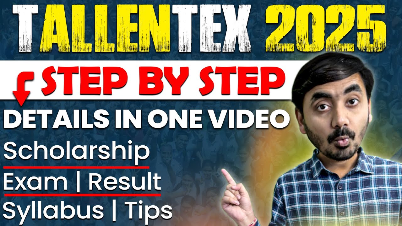 Allen TALLENTEX 2025 | Full details step by step process | Scholarship | Exam | Result | Syllabus✌️