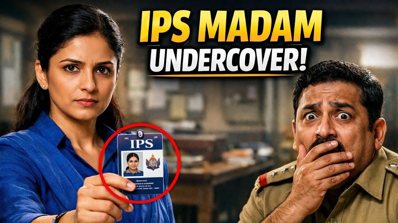 IPS Madam Undercover | Corrupt Inspector Caught Red-Handed | Powerful Hindi Story