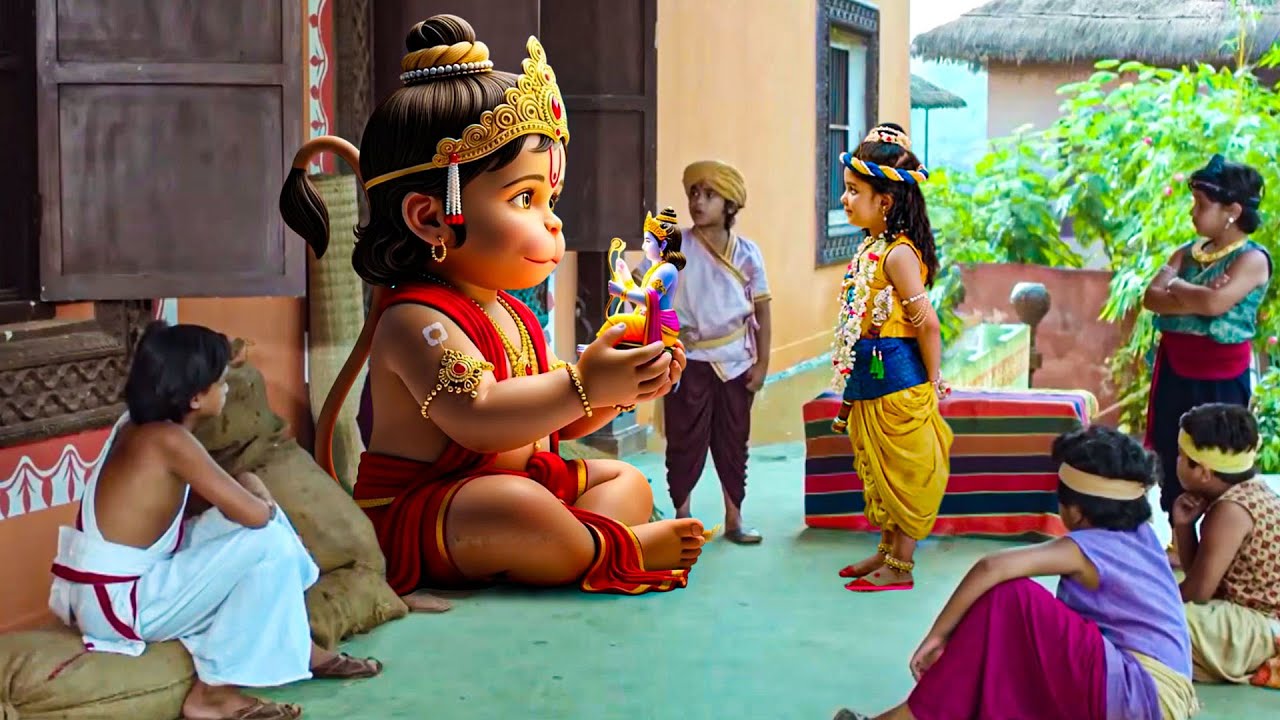 जब कान्हा जी से साथ खेलने आये हनुमान जी बाल रूप धर के | YASHOMATI MAIYYA KE NANDLAL | Krishna
