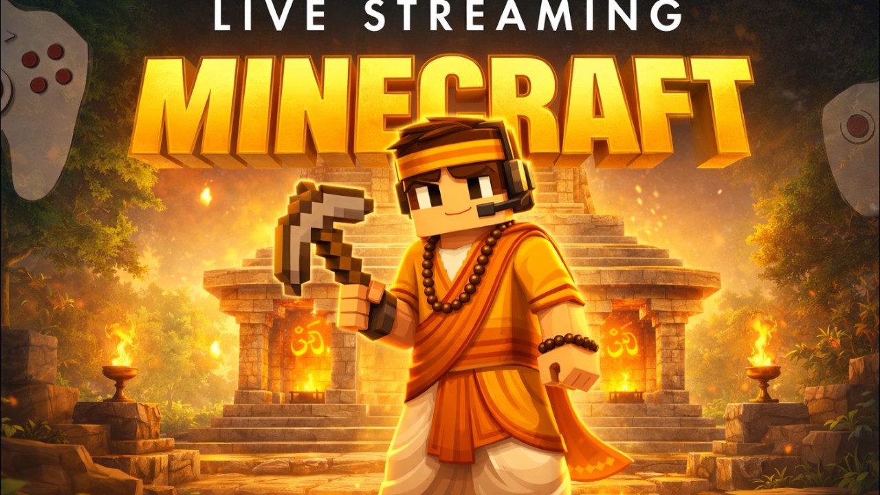 MINECRAFT BUT I SURVIVE AS A HINDU 🥰| MINECRAFT LIVE | GG ALEX IS LIVE