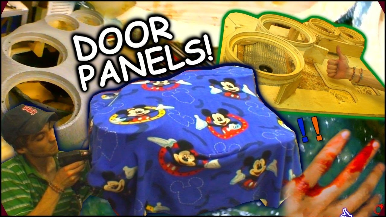 Making Fiberglass Door Panels | EXO's Custom Car Audio Speaker Pod Tutorial For 2 10