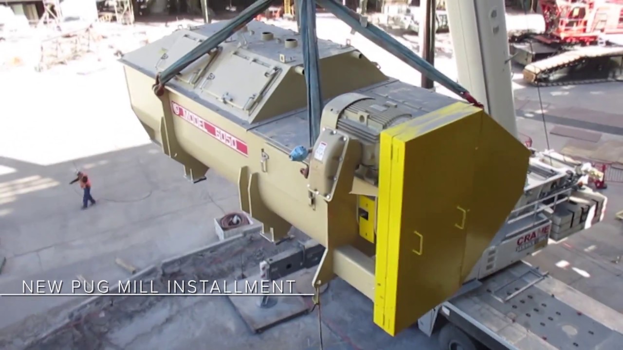 AMD Cantilever Lifting Beam Pug Mill Removal & Replacement