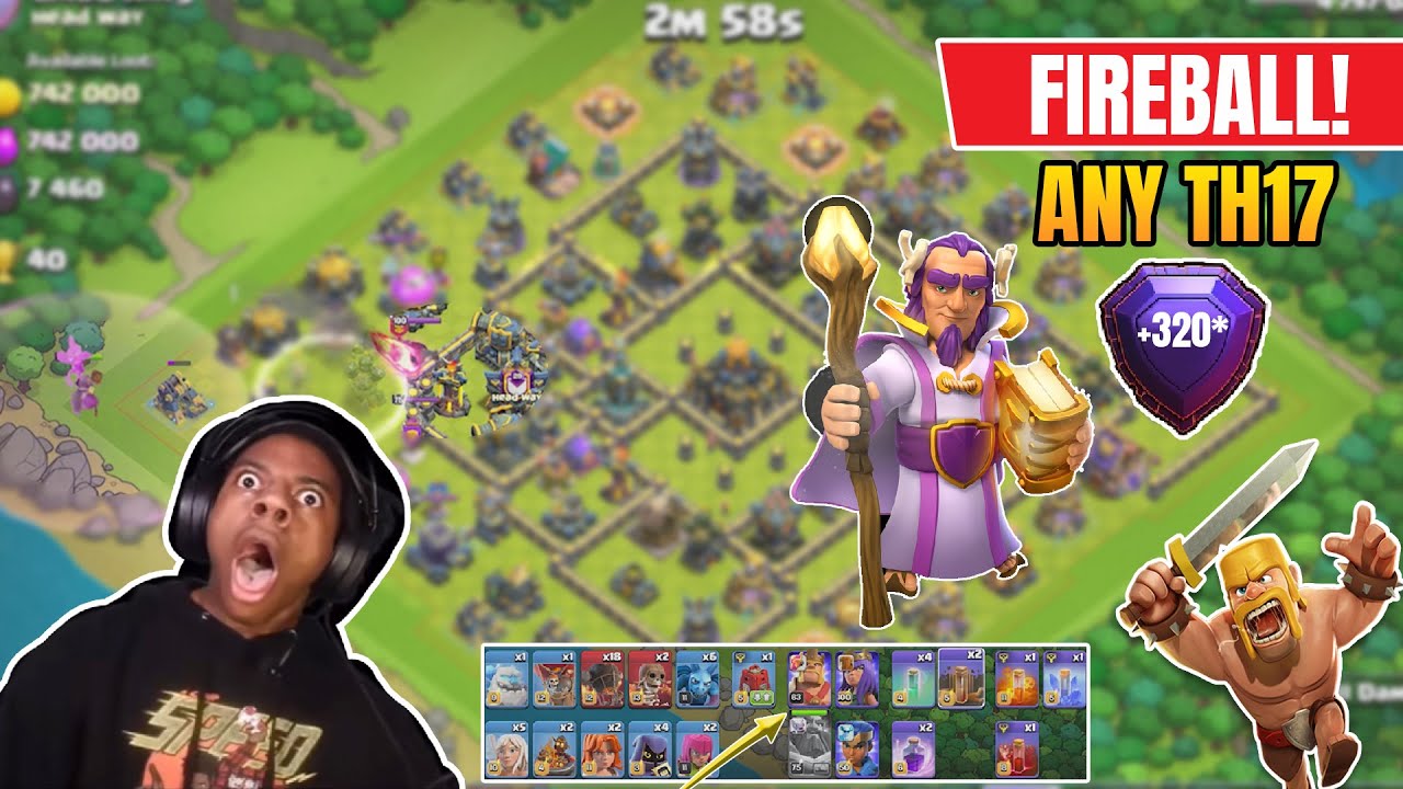 🔥 Legend League Fireball + Rocket Loon Attack Strategy | Clash of Clans 2025