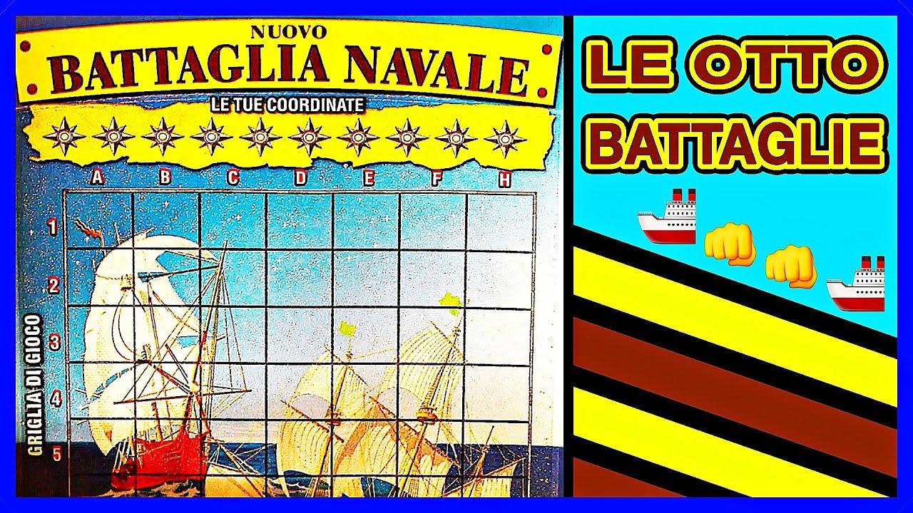 Gratta e Vinci: 𝗕𝗔𝗧𝗧𝗔𝗚𝗟𝗜𝗔 𝗡𝗔𝗩𝗔𝗟𝗘 𝘅 𝟴 🚢👊👊🚢