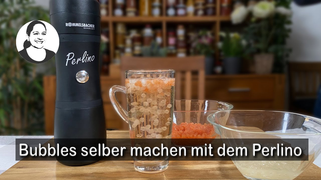 Perlen für Bubble Tea und Sekt? Erdbeer-Perlen? Avocado-Perlen? Kann Rommelsbachers 