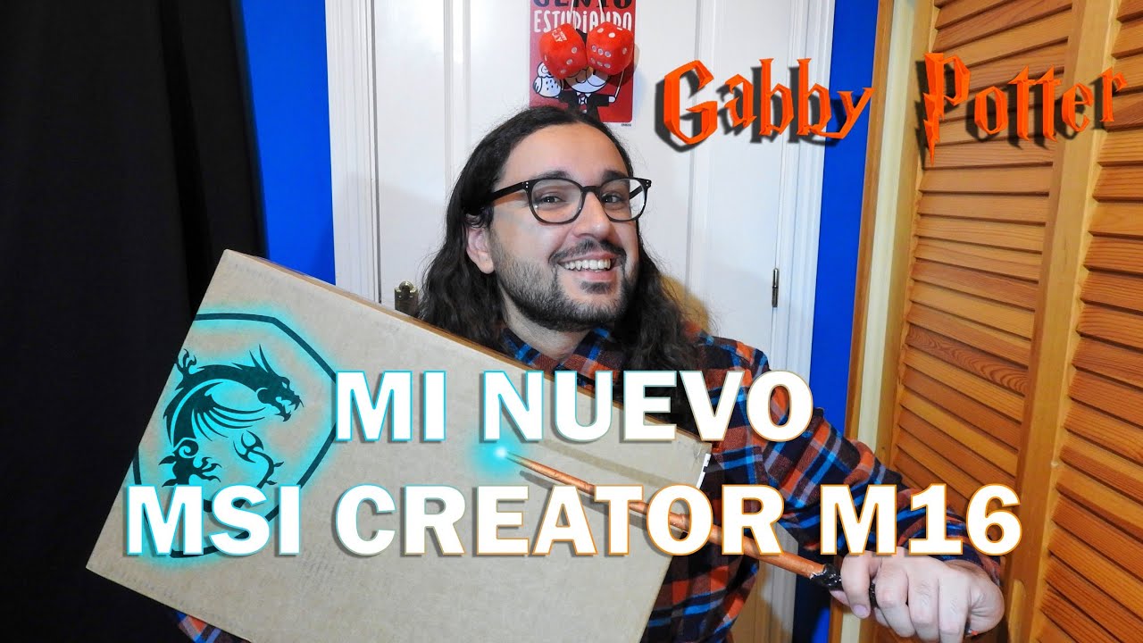 ¡NUEVO PORTÁTIL PARA EDICIÓN! 💻 | Unboxing MSI Creator M16 | Gabby Potter
