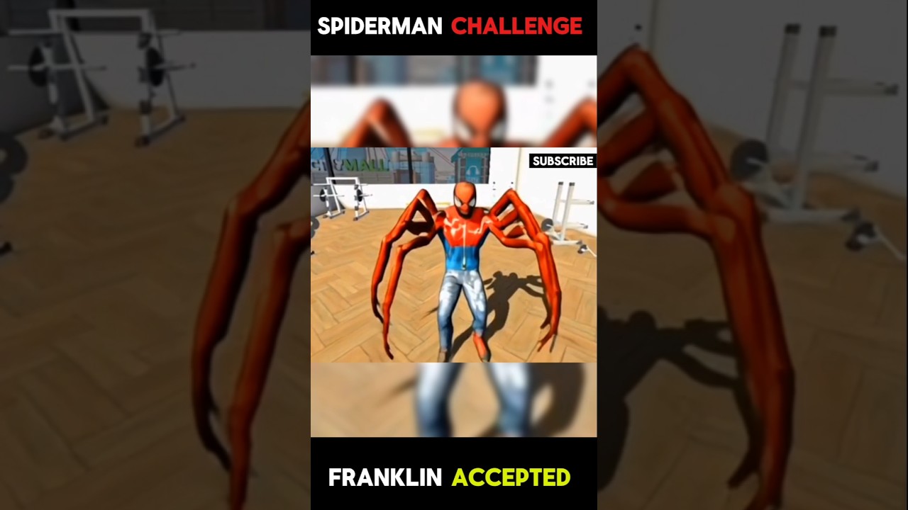 GTA 5: Franklin's Amazing Spider-Man Transformation! 🕷️🕸️💥 #shorts #gaming #funny #gta #ibd3d #shots