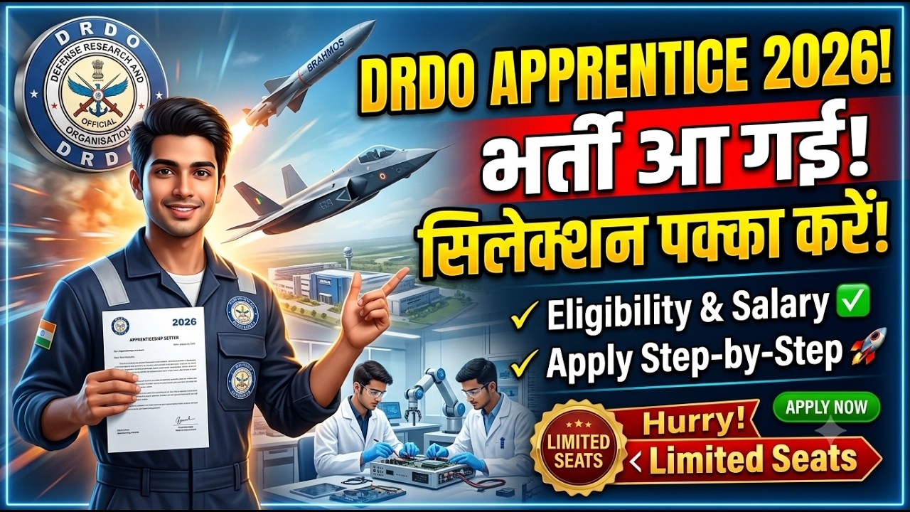 DRDO ACEM Recruitment 2026 🔥 | No Exam, Direct Selection! | How to Apply for DRDO Apprenticeship ...