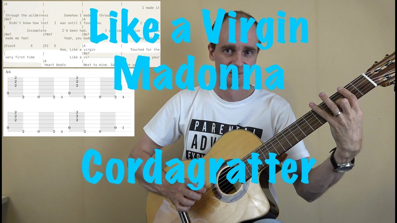 Like A Virgin - Madonna - Tuto guitare - Cordagratter